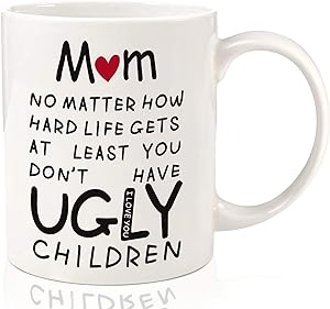 Donse Mother's Day Gifts for Mom from Daughter Son Funny Coffee Mug