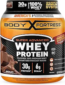 Body Fortress Super Advanced Whey Protein Powder, Chocolate