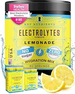 Key Nutrients Multivitamin Electrolytes Powder No Sugar - Refreshing Lemonade Electrolyte Powder