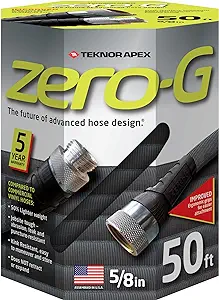 Teknor Apex Zero-G 4001-50 Lightweight, Ultra Flexible, Durable, Kink-Free Garden Hose