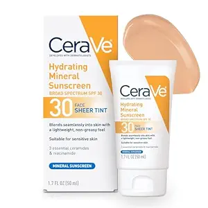 Cerave Hydrating Mineral Sunscreen with Sheer Tint