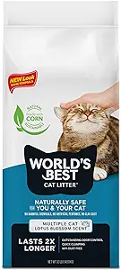 World's Best Cat Litter Multiple Cat Lotus Blossom Scented