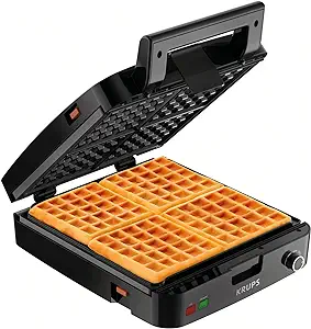 Krups Breakfast Set Stainless Steel Waffle Maker