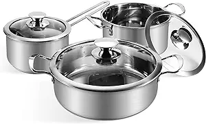 Wodillo Stainless Steel Cookware Set