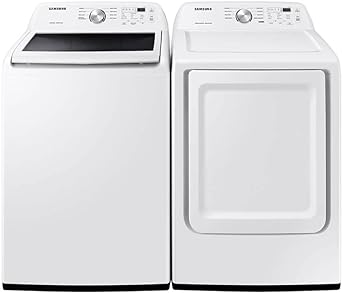 Samsung White HE Top Load Washer/Dryer Pair