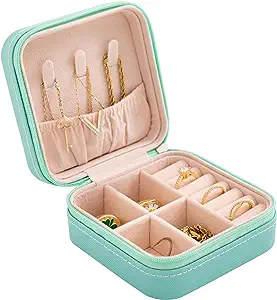 Kelofon Travel Jewelry Organizer Case Box for Girls Women