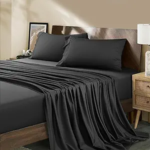 Shilucheng Egyptian Cotton King Size Sheets Set
