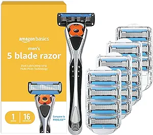 Amazon Basics 5-Blade MotionSphere Razor for Men