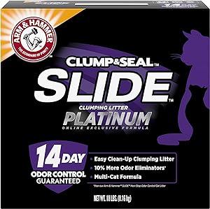 Arm & Hammer Slide Platinum Multi-Cat Clumping Cat Litter
