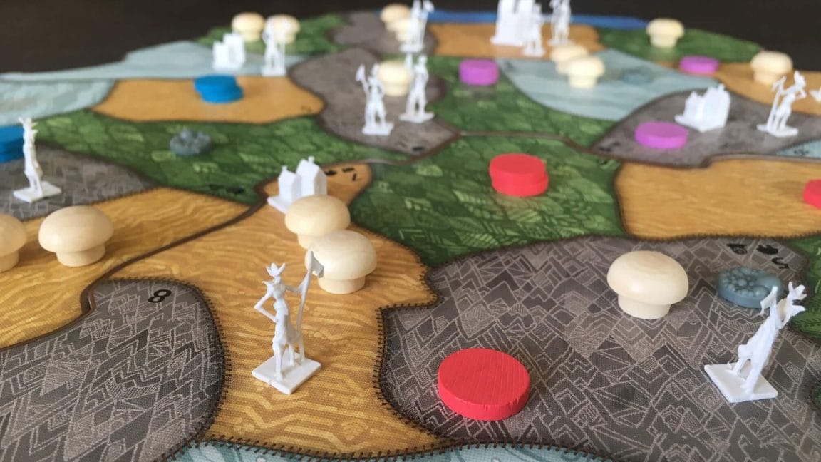 Spirit Island cooperative board game in progress - best cooperative board games 2026