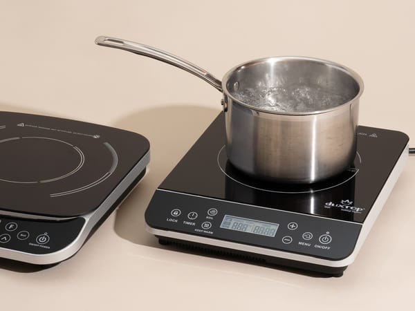 Portable induction cooktop on a kitchen counter - best portable induction cooktop 2026